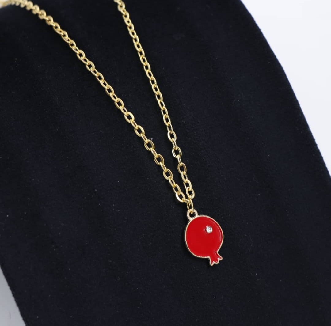 گرنبند انار تک نگین 75661