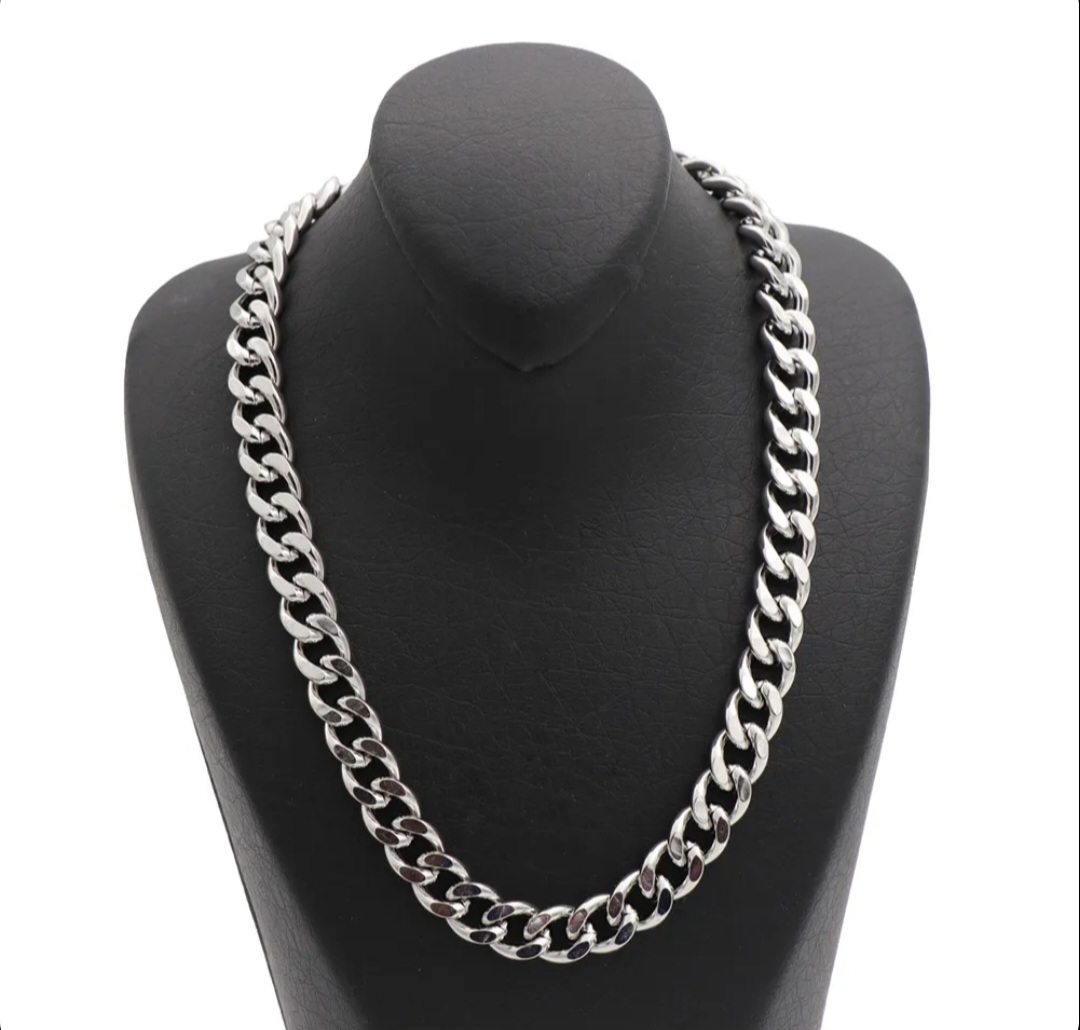 زنجیر کارتیر استیل نقره ای 10 میل 70963