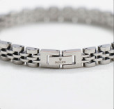 دستبند رولکس نقره ای 8mm کد(2) 75074