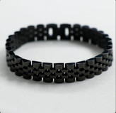دستبند رولکس مشکی12mm کد (۲) 72363